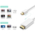 Techly ICOC MDP-020H adaptador de cable de vídeo 2 m HDMI Mini DisplayPort Blanco