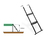 EXIT Trampolin Leiter für Rahmenhöhe von 80-95 cm