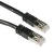 C2G 1m Cat5e Patch Cable Netzwerkkabel Schwarz