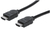 Manhattan High Speed HDMI Kabel, 3D, 4K@30Hz, HDMI Stecker auf Stecker, geschirmt, schwarz, 5 m