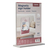 Europel 351015 bord- & informatiehouder Bordhouder A4 Acryl Transparant