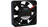 Distrelec RND 460-00007 computer cooling system Universal Fan Black