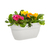 elho 8711904495312 pot à fleurs Extérieure Plastique Blanc