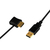 LogiLink CH0081 adapter kablowy HDMI Typu A (Standard) HDMI + USB Czarny