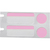 Brady M61-98-494-PK printer label Pink, White Self-adhesive printer label