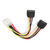 Gembird CC-SATA-PSY-0.3M SATA cable Multicolour