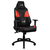 Aerocool ADMIRALBR Silla Gaming Profesional, Cojines Acolchados, Tecnología Air, Negro/Rojo