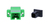 Extralink Adapter SC/APC Jednomodowy, Simplex, zielony