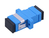 Extralink ADAPTER SC/PC SC/UPC SM SIMPLEX BLUE - Adapter adapter światłowodowy SC/UPC 2000 szt. Niebieski