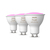 Philips Hue White and Color ambiance GU10 - Smarter Spot Dreierpack - 350