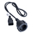 Akyga AK-PC-13A power cable Black 1 m C14 coupler CEE7/3