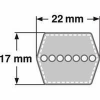 Doppelkeilriemen CC 270 22 x 17 x 6914 mm Bezugslänge