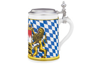 Seltmann Bierkrug mit Deckel 408, Form: Zusatzsortiment, Dekor: 24889 Bayern