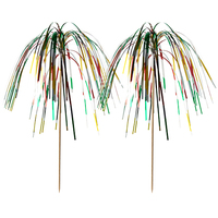 100 Deko-Picker 15,5 cm "Feuerwerk" multicolor von PAPSTAR Deko-Picker aus Holz