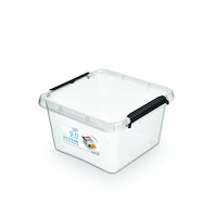 Pojemnik do przechowywania MOXOM Simple Box, 9l, (290 x 290 x 165mm), transparentny