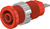 4 mm Einbaubuchse rot XEF-1RR