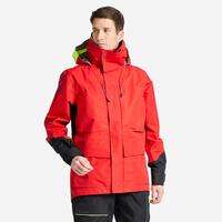 Men’s Sailing Jacket Offshore 900 - Red - 4XL .