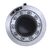 Vishay Potentiometer Drehknopf Chrom, Zeiger Schwarz Ø 46mm x 25.4mm, Rund Schaft 6.35mm