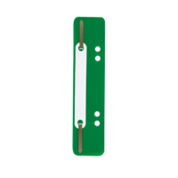 ELBA Einhänge-Heftstreifen und Deckleiste aus PP, 6 und 8 cm Lochung, für DIN A5 und A4, Packung mit 100 Stück, grün