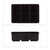 Relaxdays Eiswürfelform Silikon, wiederverwendbar, XXL Silikonform für 5 cm Eiswürfel, 6 einzelne Eiswürfel, schwarz