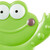 Relaxdays Badesticker 5er Set, Frosch-Design, mit Saugnapf, Kinder, Badewanne & Dusche, PVC, Anti Rutsch Sticker, grün