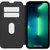 OtterBox Strada - Leder Flip Case - Apple iPhone 13 Pro Max / iPhone 12 Pro Max Shadow - Schwarz - ProPack (ohne Verpackung - nachhaltig) - Schutzhülle