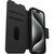 OtterBox Strada - Leder Flip Case mit MagSafe - MagSafe Apple iPhone 15 Pro Shadow - Schwarz - Schutzhülle