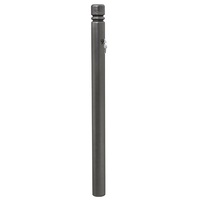 Primablock Removable Steel Bollard - Primablock Bollard with Agora Top Cap - 3x Identical Keys (206647) - RAL 9010 - Pure White