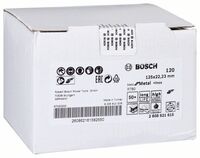 Bosch 2608621615 Fiberschleifscheibe R780 Best for Metal and Inox, 125 x 22,23 m