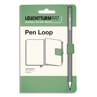 LEUCHTTURM1917 Passant élastique pour stylo. A coller format 4x4x1,5cm. Coloris Vert sauge