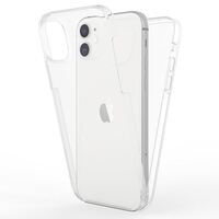 NALIA 360 Gradi Cover compatibile con iPhone 12 Mini Custodia, Full-Body Case Protettiva Fronte e Retro Protezione Schermo Copertura, Sottile Bumper Resistente Rugged Skin Integ...