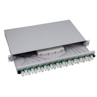 Spleißbox E2000®/APC 9/125µ 24 Pigtails / 24 Kupplungen,