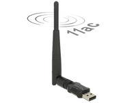 USB 2.0 Dualband WLAN ac/a/b/g/n Stick 433 Mbps mit externer Antenne, Delock® [12462]