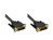 Anschlusskabel DVI-I 24+5 Stecker an Stecker, vergoldete Stecker, schwarz, 2m, Good Connections®