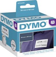 DYMO Etikett tekercs 99014 S0722430 101 x 54 mm Papír Fehér 220 db Véglegesen tapadó Csomagküldő etikett