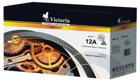 Q2612A Lézertoner LaserJet 1010, 1012, 1015 nyomtatókhoz, VICTORIA TECHNOLOGY 12A, fekete, 4k