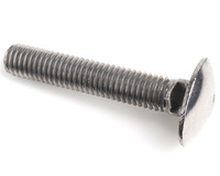 M10 X 25 FULLY THREADED CARRIAGE BOLT DIN 603 A4 STAINLESS STEEL