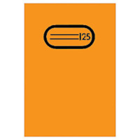 Protège-cahier PP A4 transparent/orange