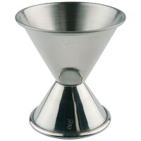 APS Jigger Spirit Measuring Cup for Cocktails in Stainless Steel 20ml 40ml