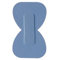 Standard Blue Plasters Detectable Waterproof Dressing First Aid Fingertip 50pc