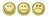 magnetoplan Kommunikationskarte Smiley, 100 pcs (100 St, gelb, positiv)