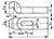 Spanneisen DIN6316 6,6x60mm AMF