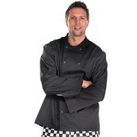 CHEFS LONG SLEEVE JACKET BLACK S