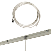 Lot 1 Câble Nylon-Perlon Transpt 300 cm + Fix ALU/Cimaise