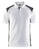 Polo Shirt 3324 weiß/dunkelgrau