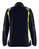 Damen Microfleece Jacke 4973 marineblau/gelb - Rückseite