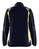 Damen Microfleece Jacke 4973 marineblau/gelb - Rückseite