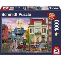Schmidt Ship in Harbour 1000 db-os puzzle (4001504589899)