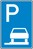 Verkehrszeichen VZ 315-65 Parken auf Gehwegen, 630 x 420, 2mm flach, RA 1