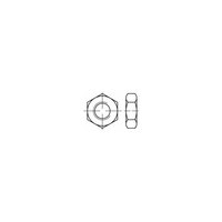 Toolcraft TO-5417109 Hexagonal Nuts M3 Steel Zinc Galvanised 100 pcs